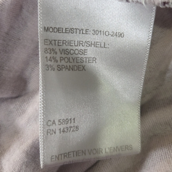 Torrid Burgundy and White Striped Long Sleeve Top Size XL - Picture 5 of 5